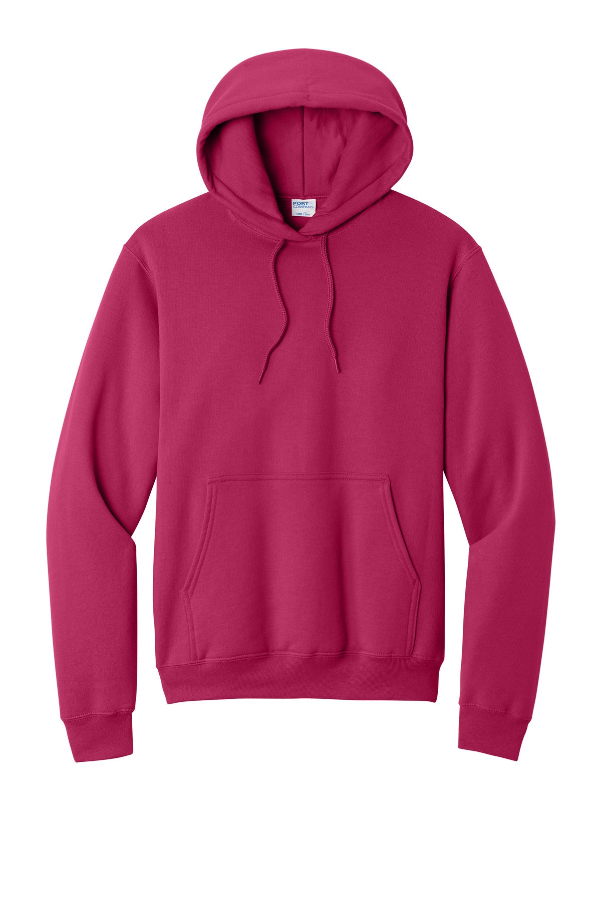 Port & Co Core Fleece Pullover Hooded Sweatshirt - Flush Pink