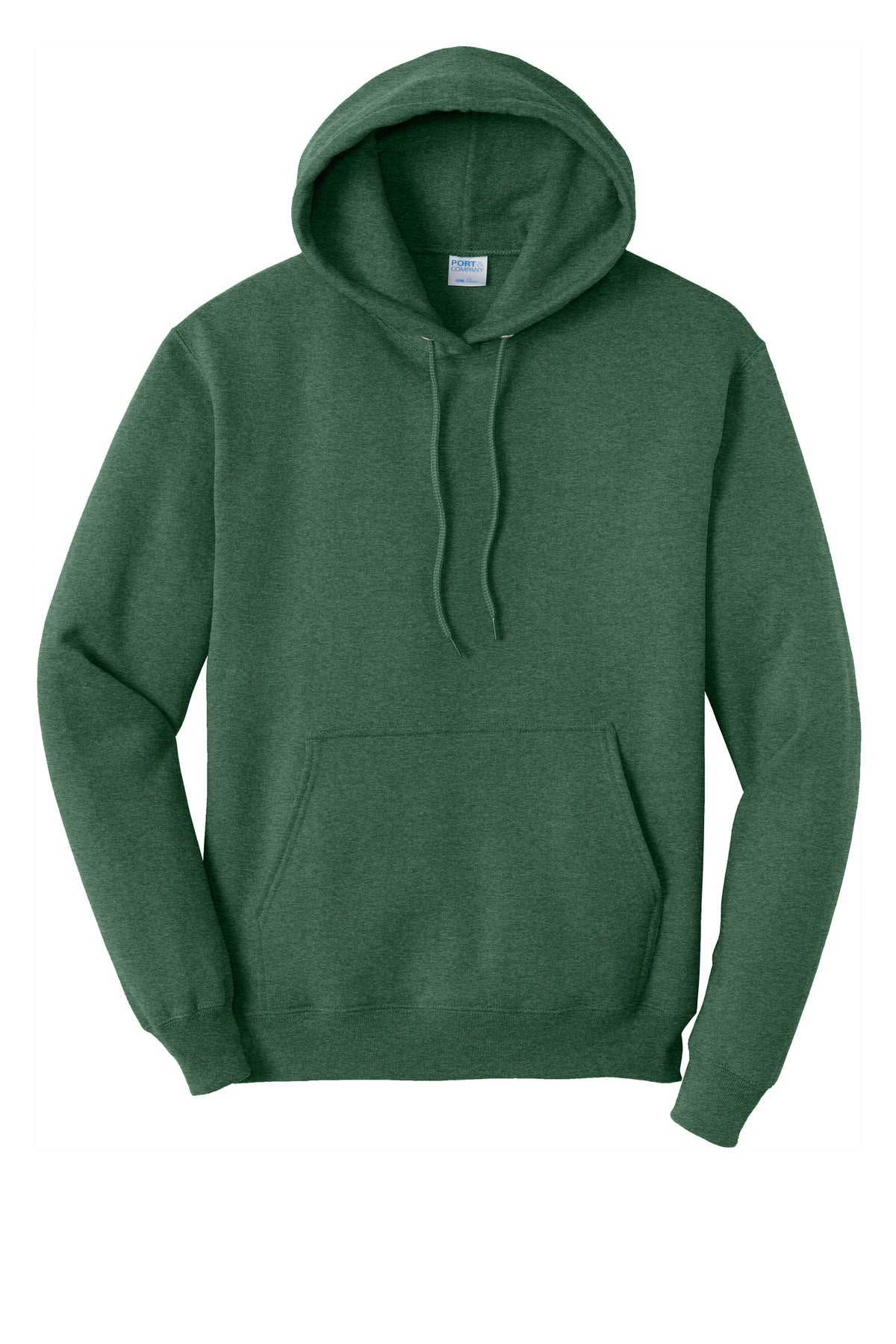 Port & Co Core Fleece Pullover Hooded Sweatshirt - Forest Green Heather