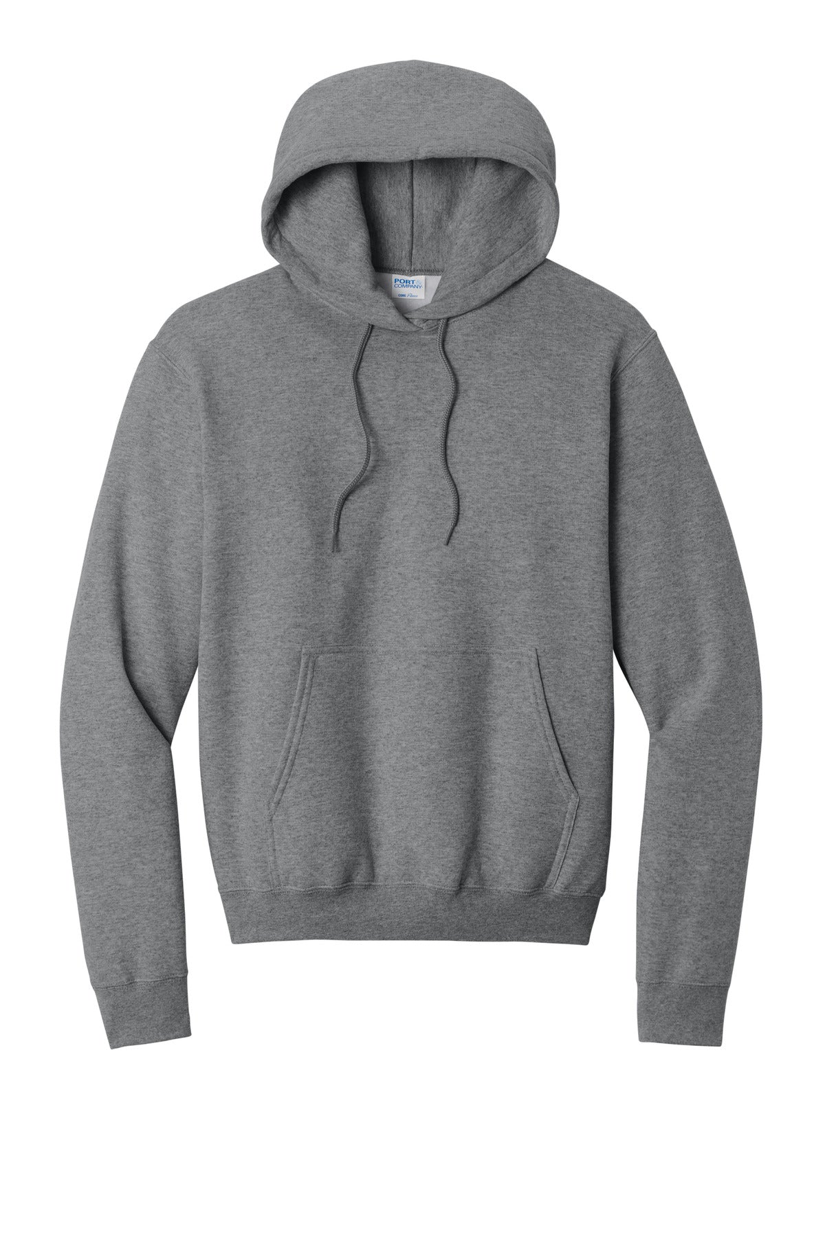Port & Co Core Fleece Pullover Hooded Sweatshirt - Graphite Heather