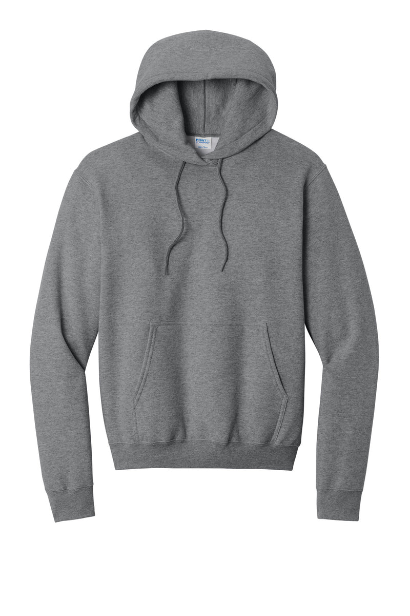 Port & Co Core Fleece Pullover Hooded Sweatshirt - Graphite Heather