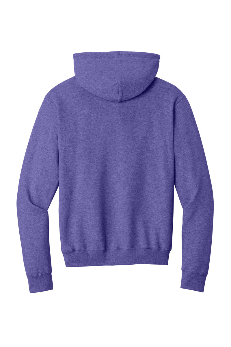 Port & Co Core Fleece Pullover Hooded Sweatshirt - Heather Purple