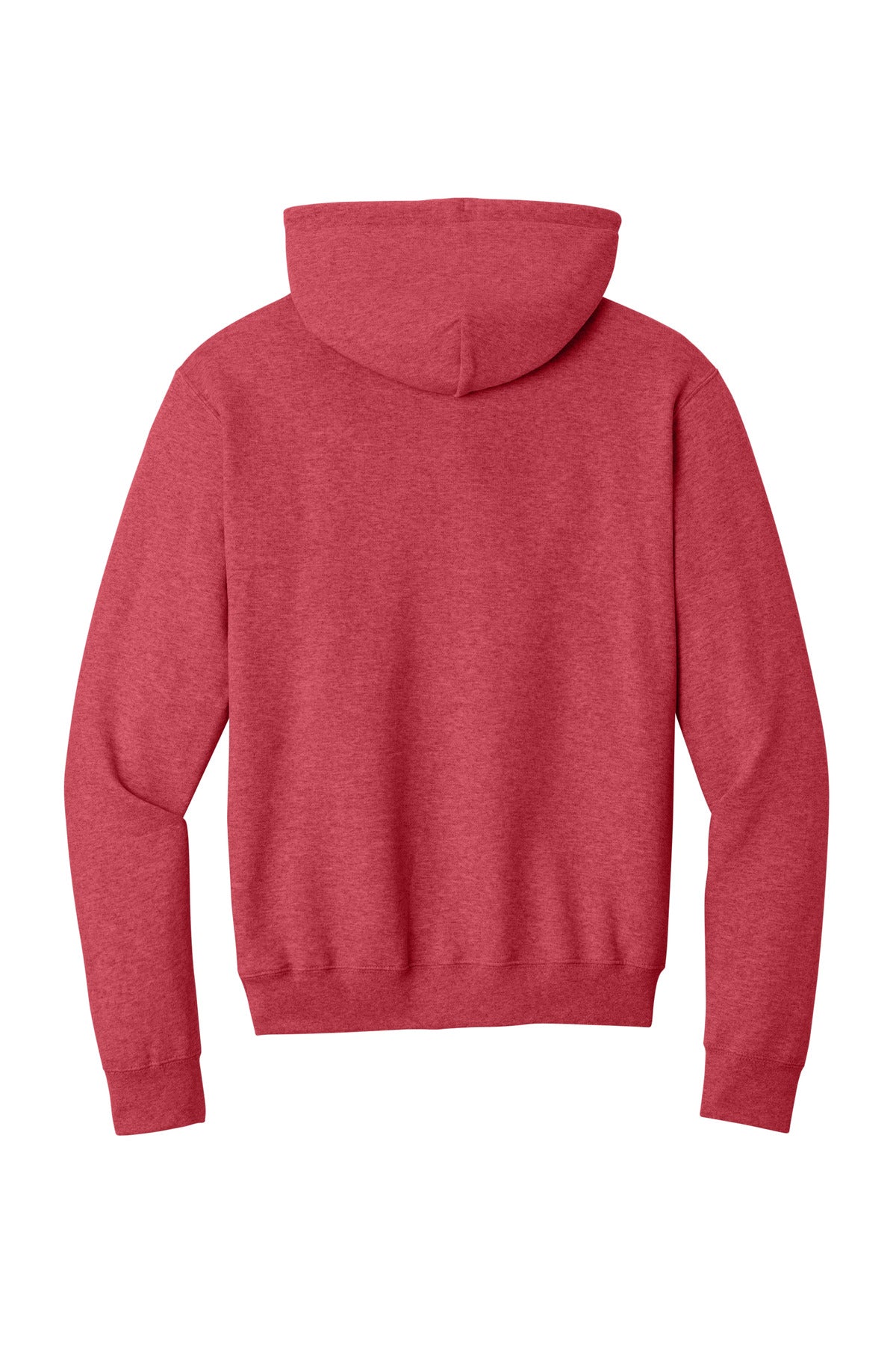 Port & Co Core Fleece Pullover Hooded Sweatshirt - Heather Red