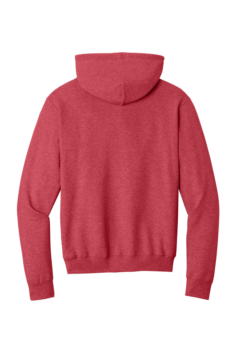 Port & Co Core Fleece Pullover Hooded Sweatshirt - Heather Red