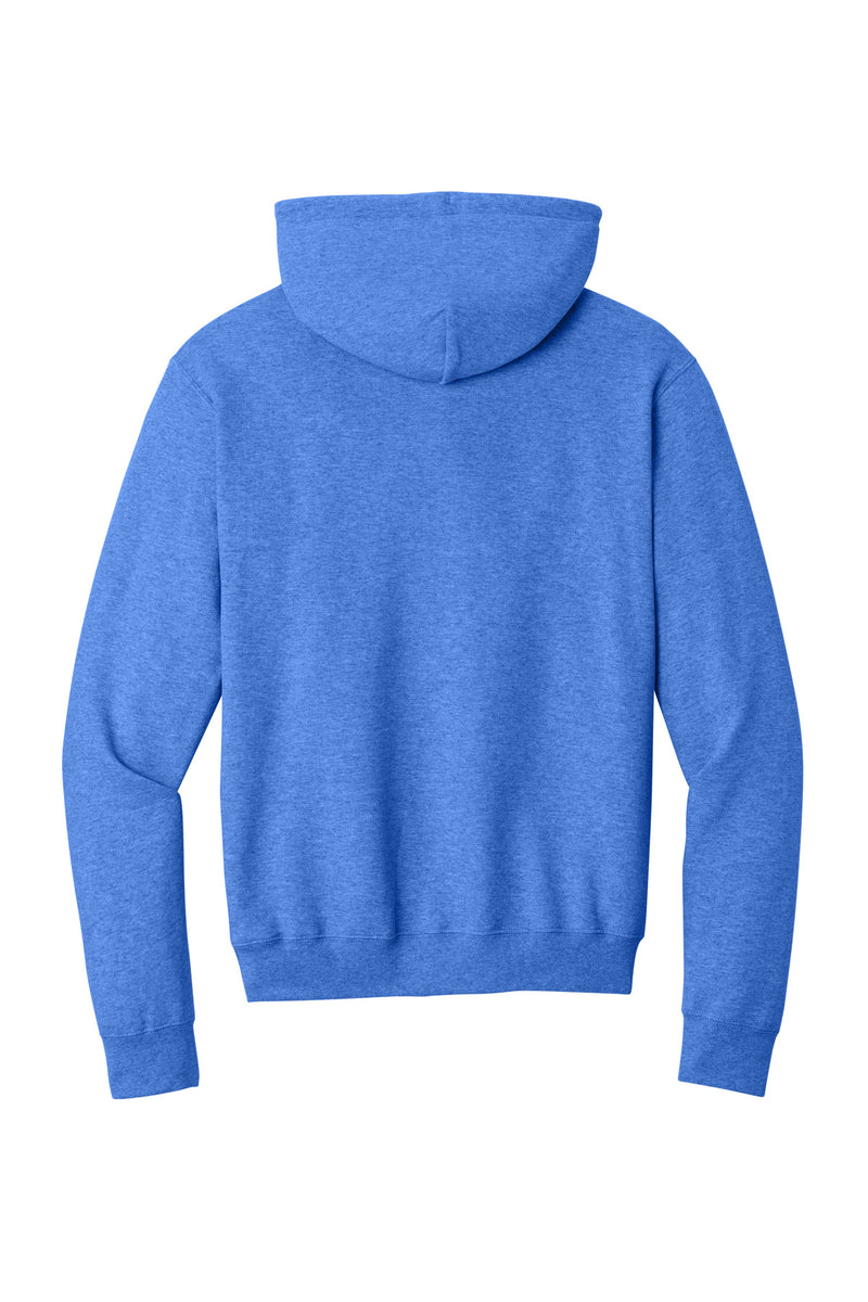 Port & Co Core Fleece Pullover Hooded Sweatshirt - Heather Royal