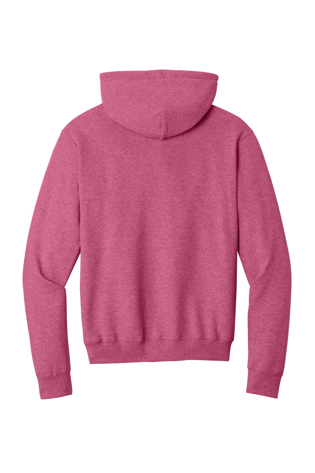 Port & Co Core Fleece Pullover Hooded Sweatshirt - Heather Sangria