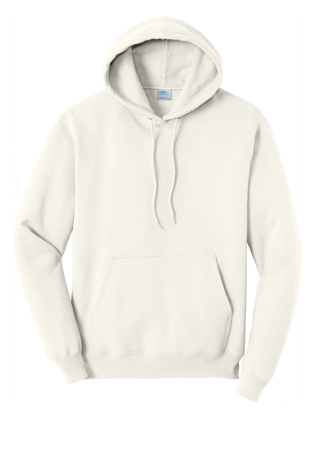Port & Co Core Fleece Pullover Hooded Sweatshirt - Ivory
