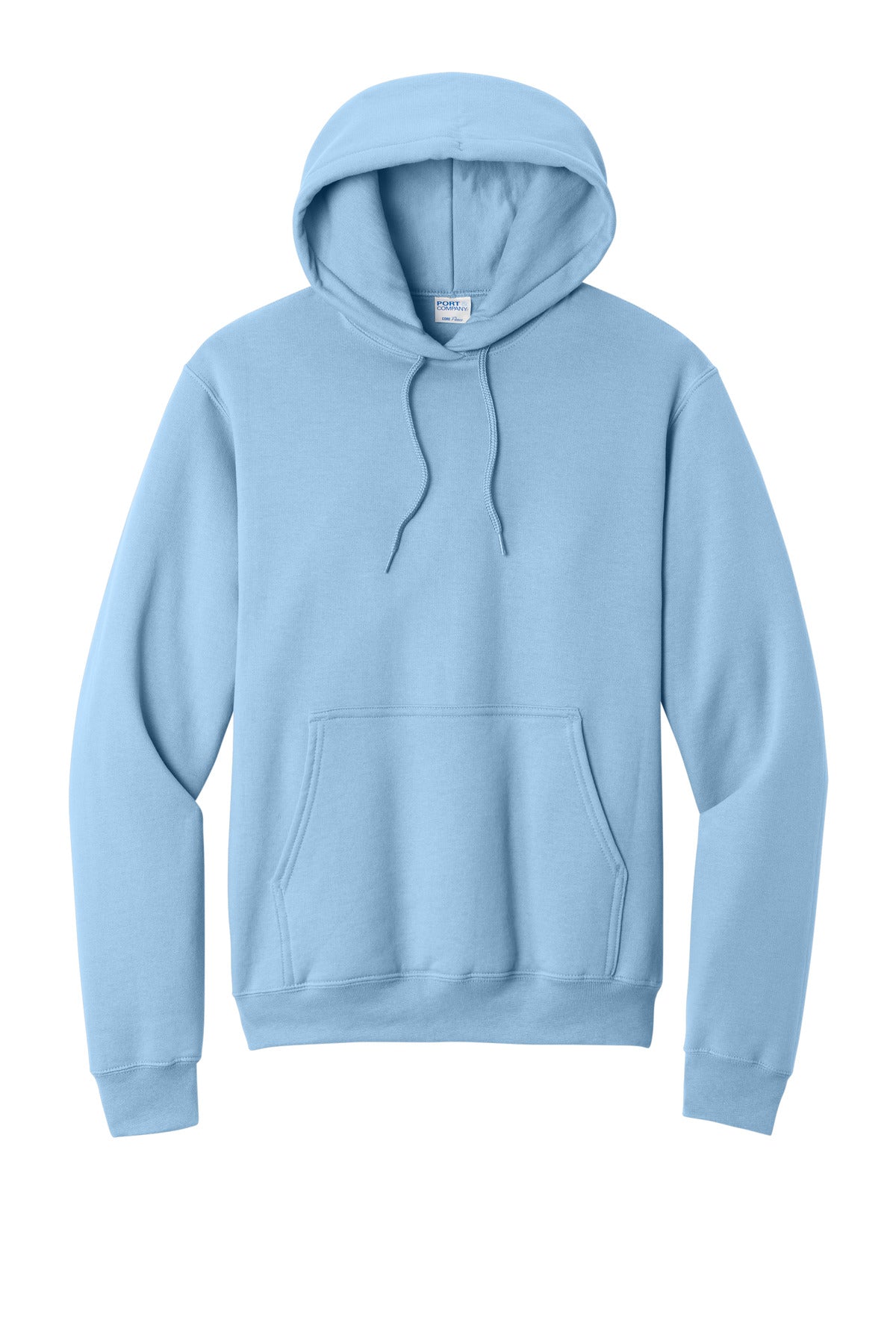 Port & Co Core Fleece Pullover Hooded Sweatshirt - Light Blue