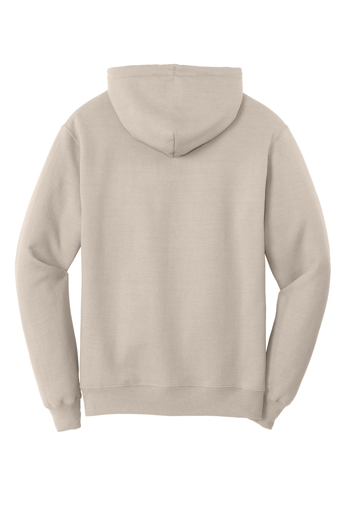 Port & Co Core Fleece Pullover Hooded Sweatshirt - Light Sand