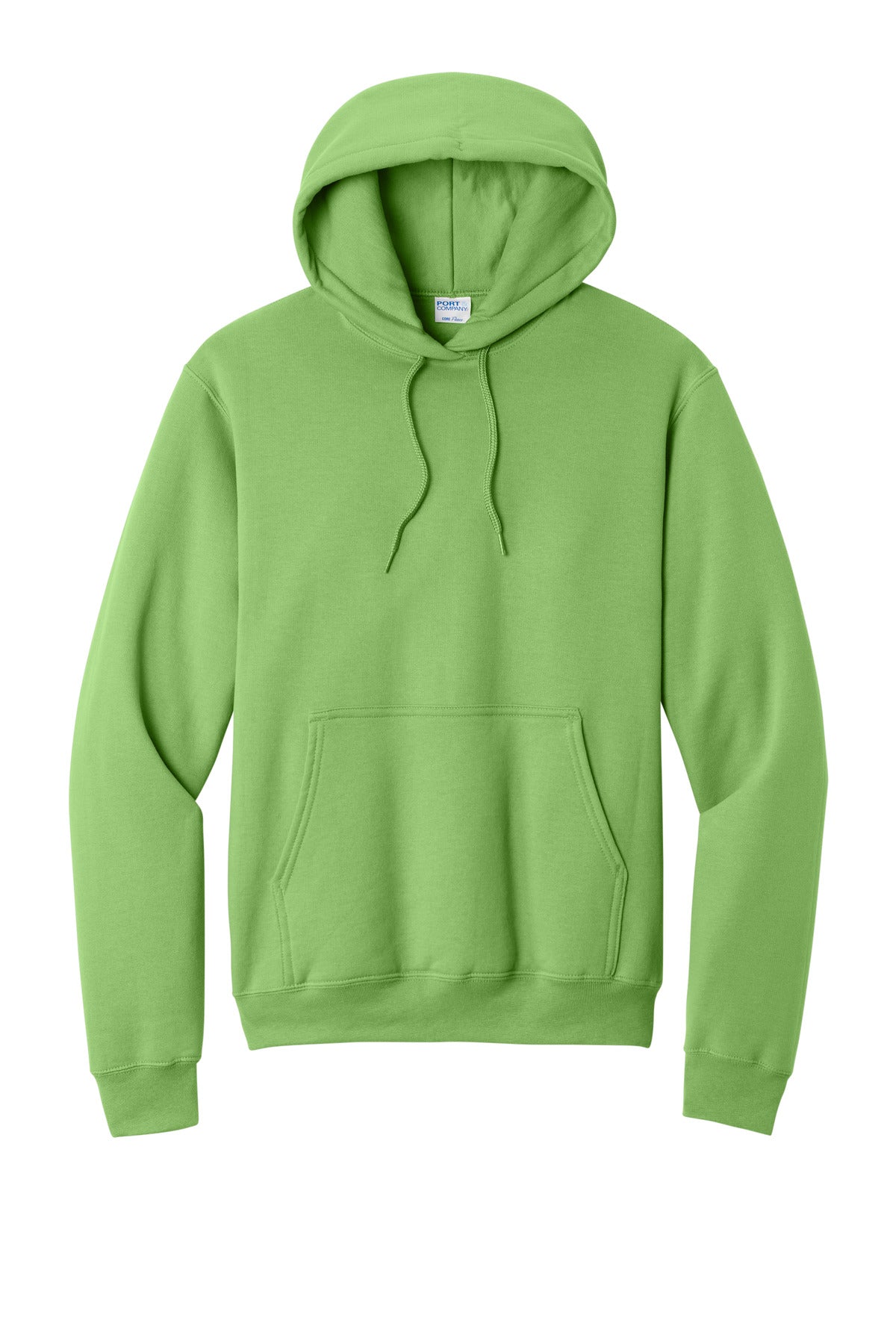 Port & Co Core Fleece Pullover Hooded Sweatshirt - Lime