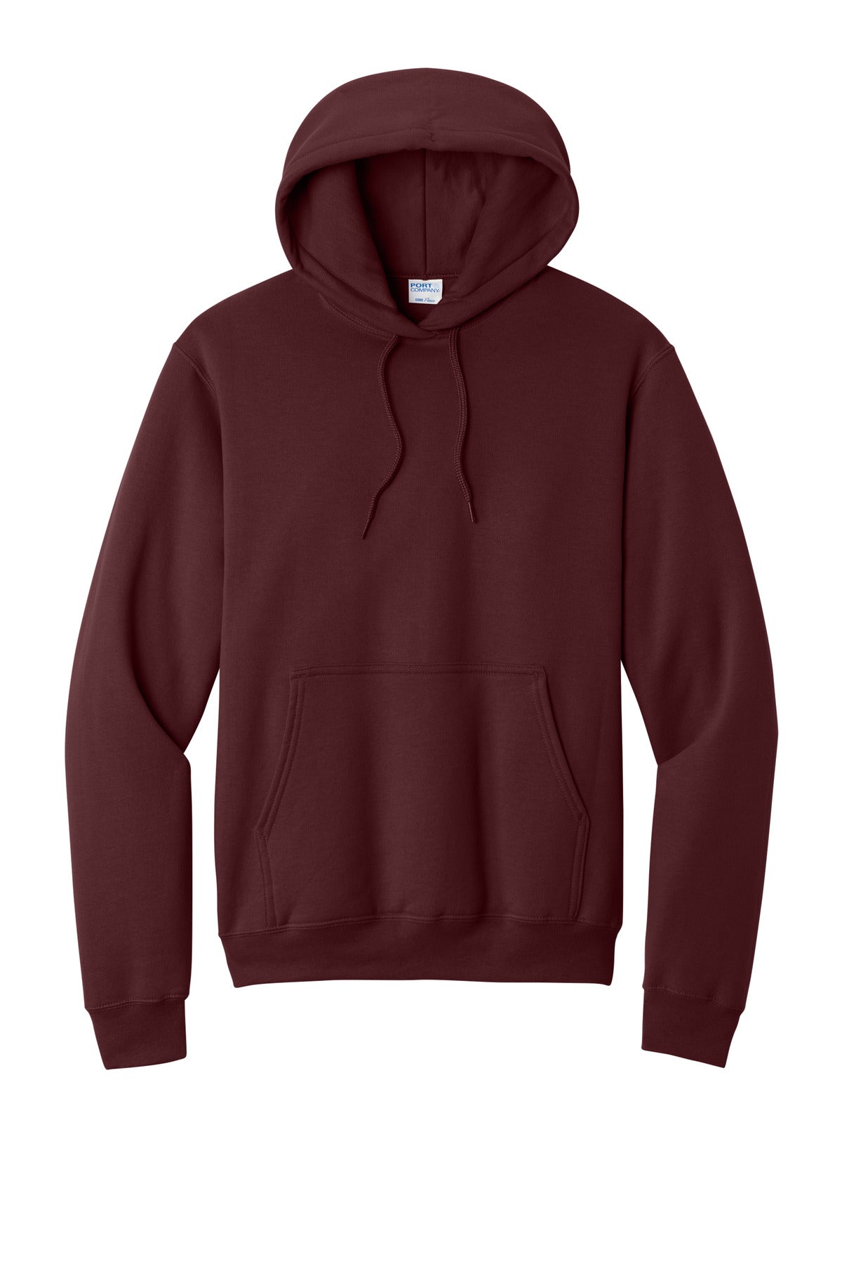 Port & Co Core Fleece Pullover Hooded Sweatshirt - Maroon