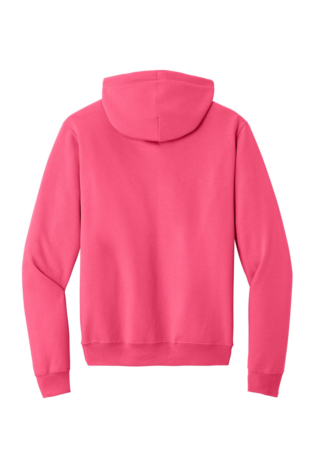 Port & Co Core Fleece Pullover Hooded Sweatshirt - Neon Pink