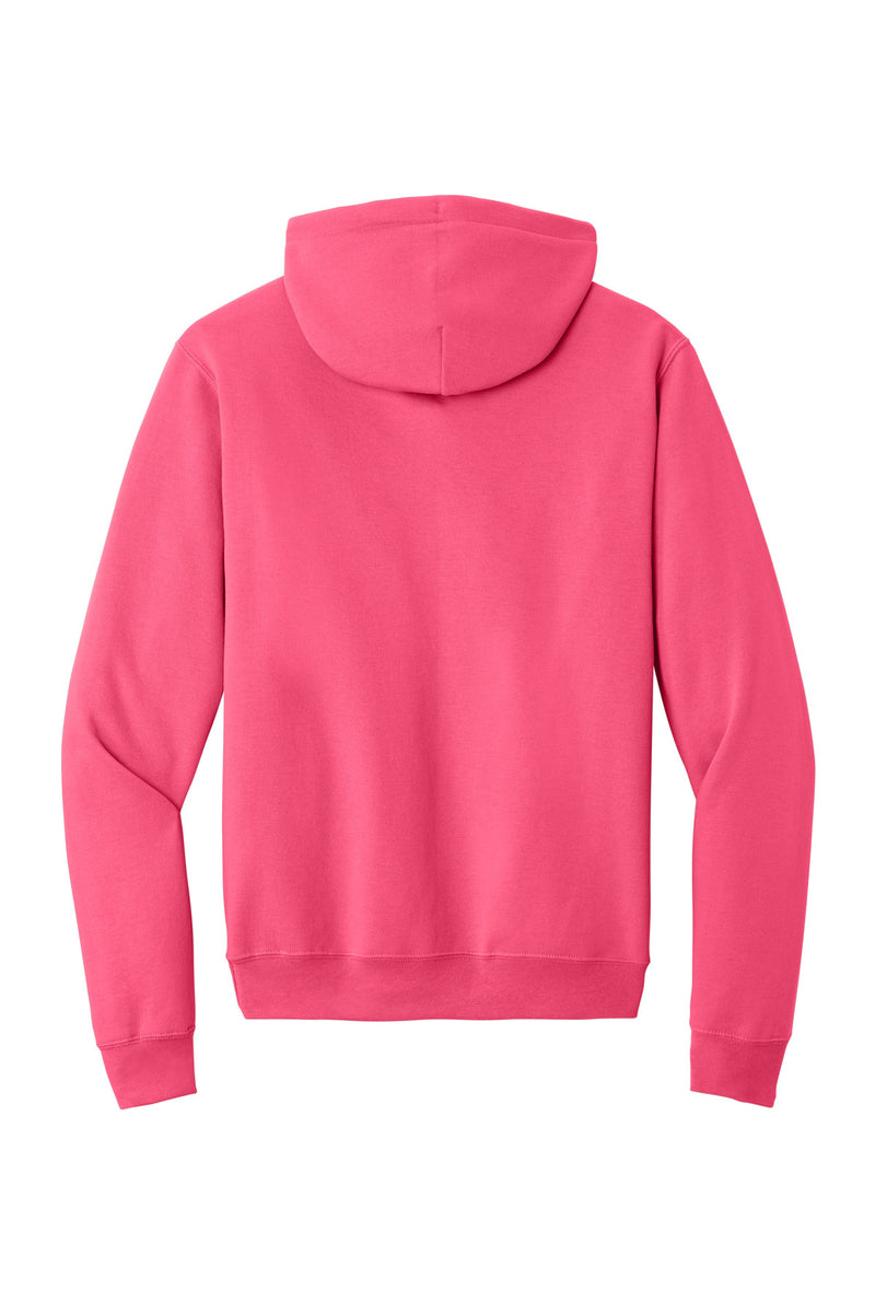 Port & Co Core Fleece Pullover Hooded Sweatshirt - Neon Pink