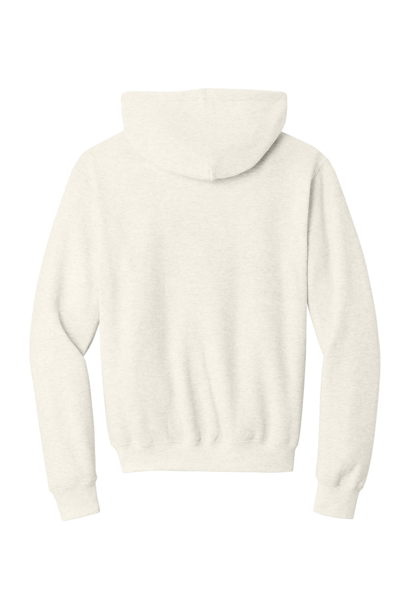 Port & Co Core Fleece Pullover Hooded Sweatshirt - Oatmeal Heather