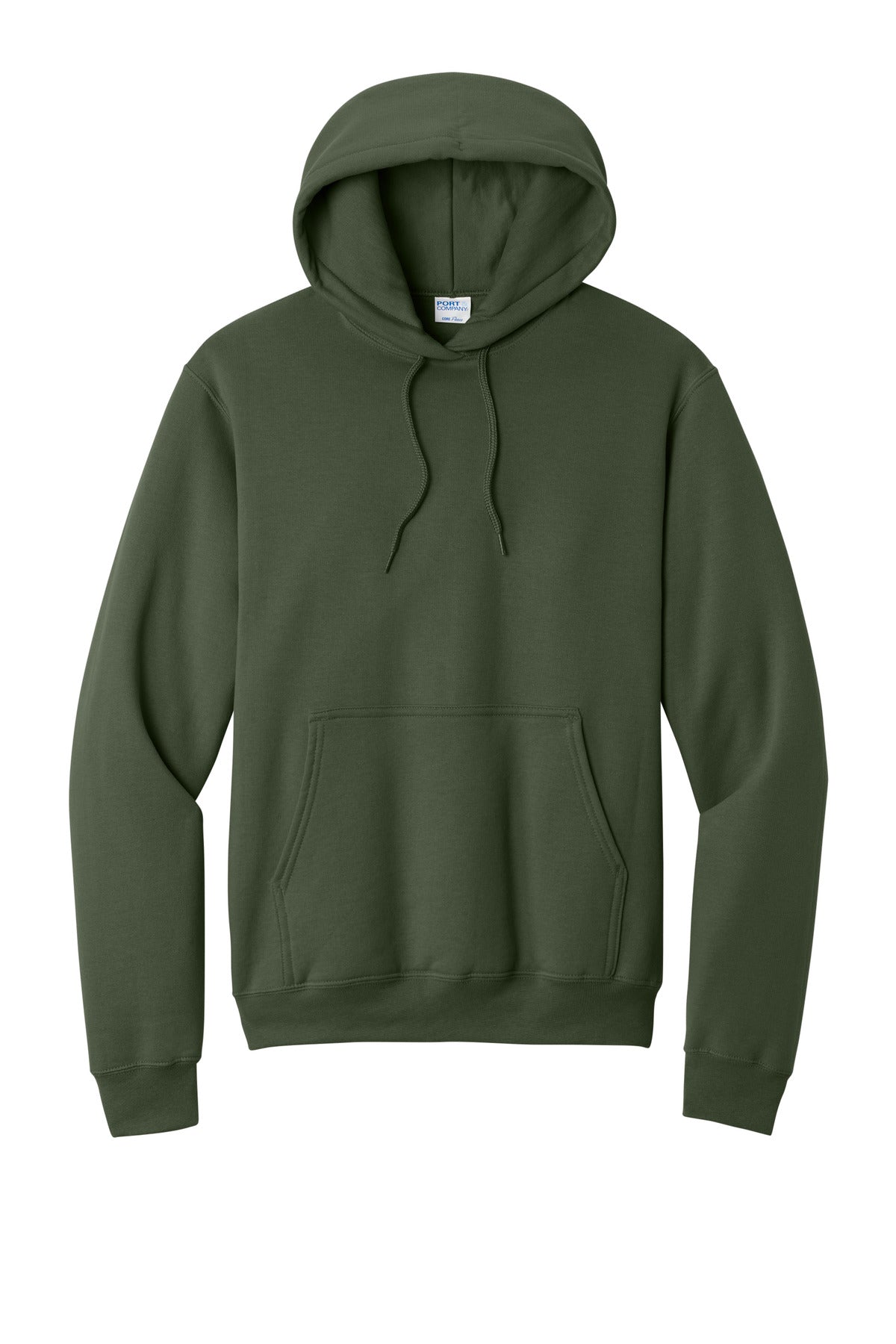 Port & Co Core Fleece Pullover Hooded Sweatshirt - Olive