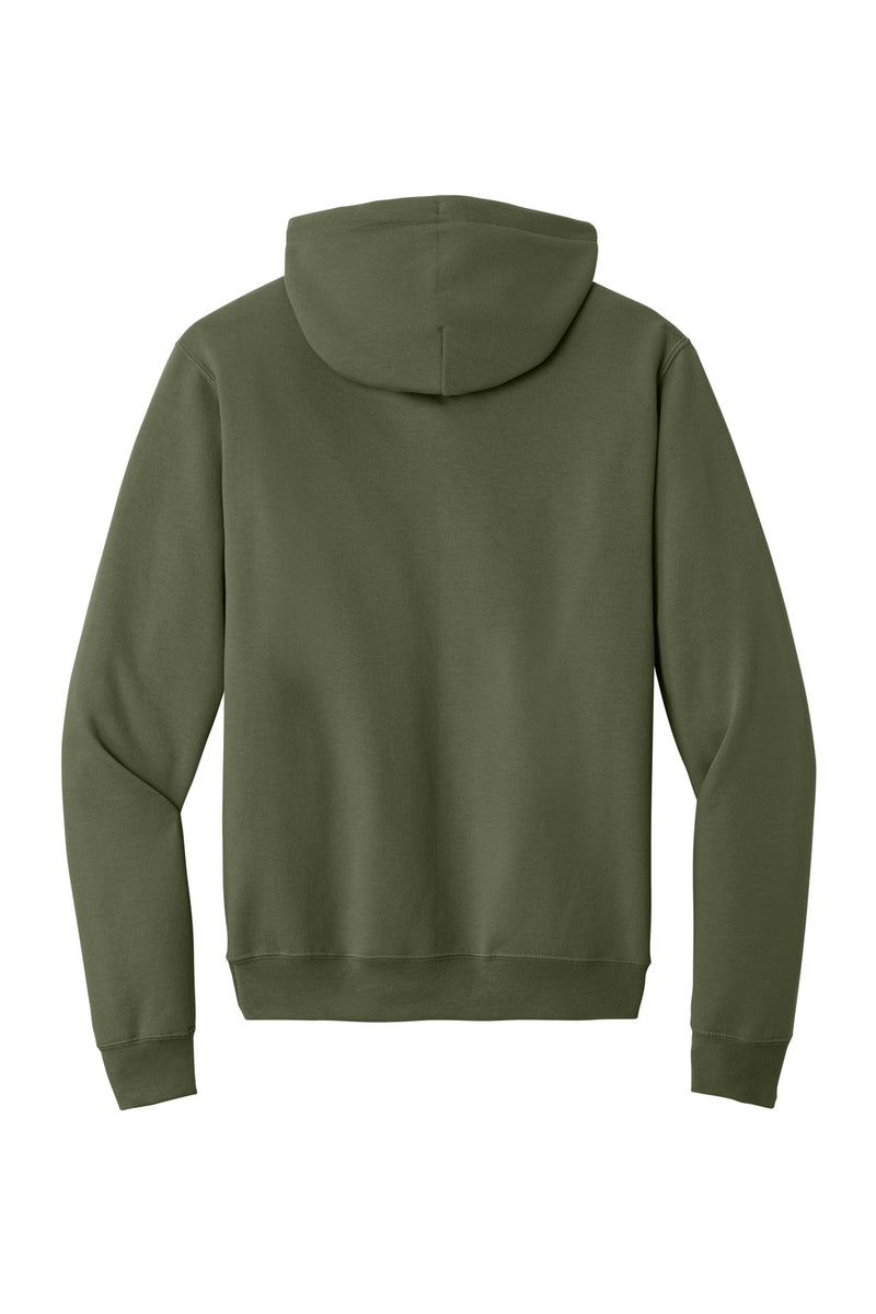 Port & Co Core Fleece Pullover Hooded Sweatshirt - Olive Drab Green
