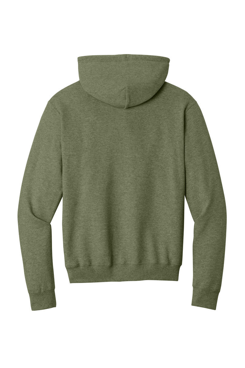 Port & Co Core Fleece Pullover Hooded Sweatshirt - Olive Drab Green Heather