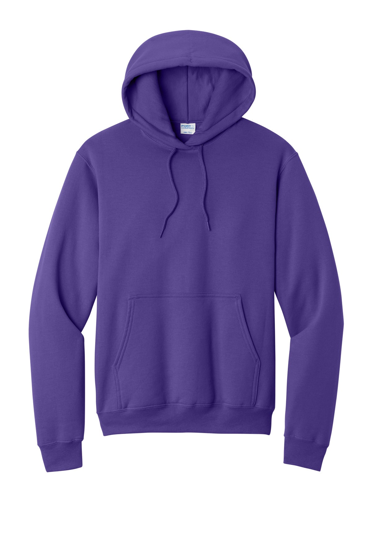 Port & Co Core Fleece Pullover Hooded Sweatshirt - Purple