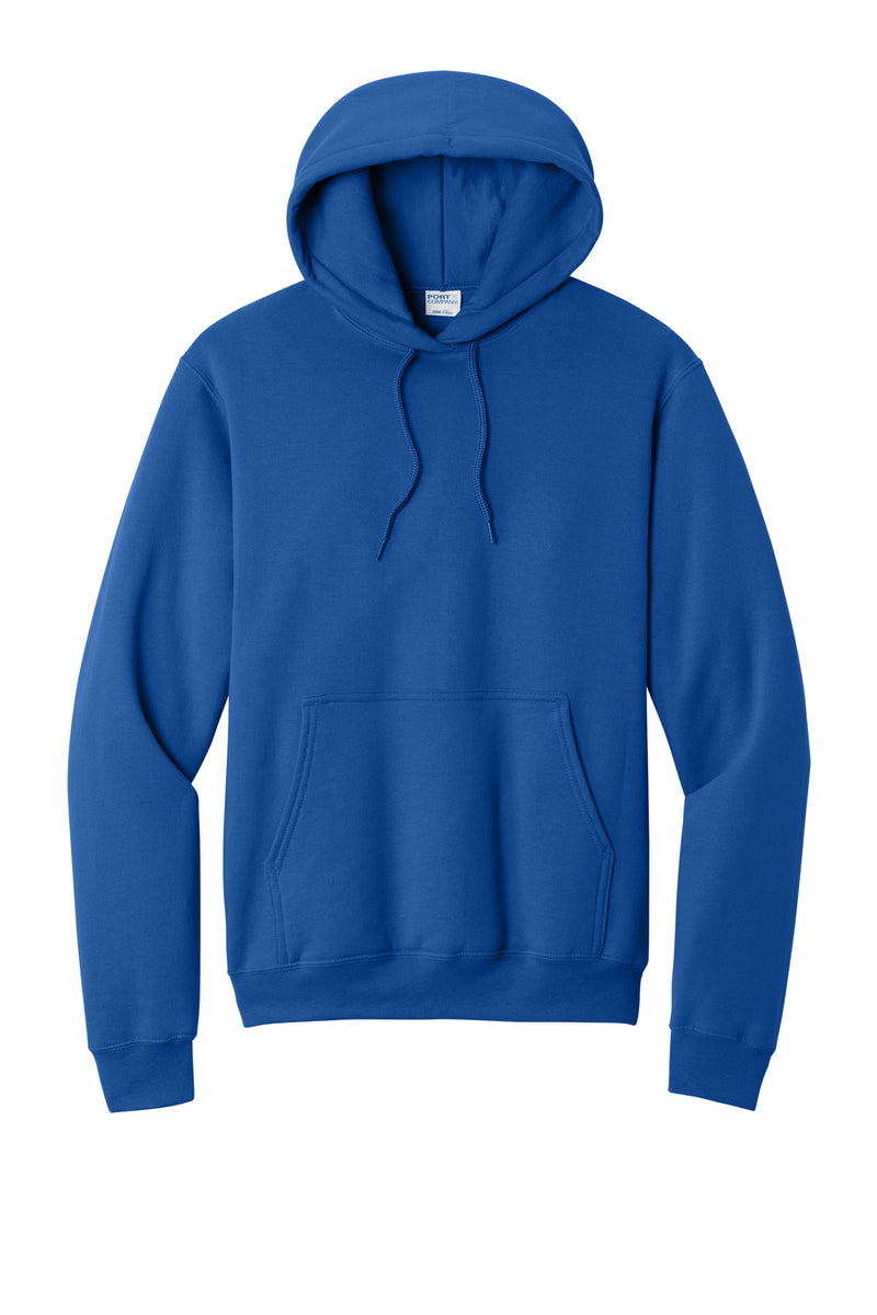 Port & Co Core Fleece Pullover Hooded Sweatshirt - Royal