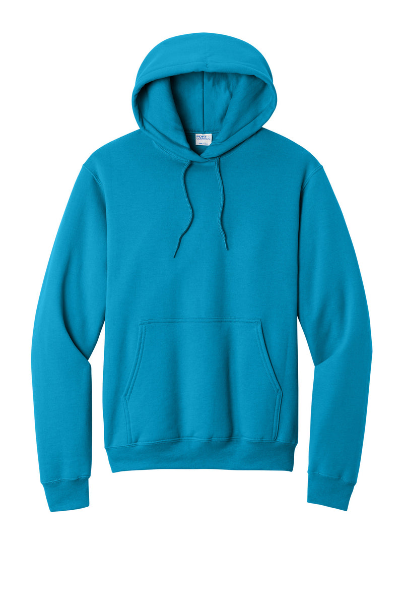 Port & Co Core Fleece Pullover Hooded Sweatshirt - Sapphire
