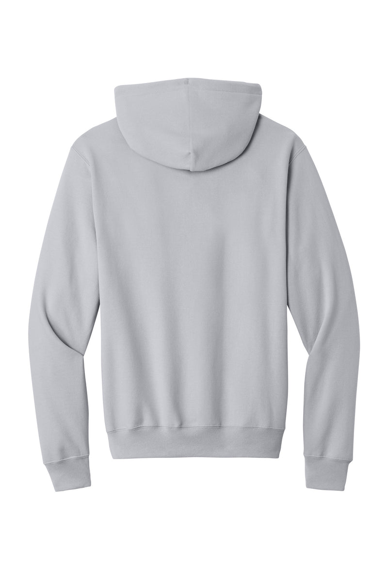 Port & Co Core Fleece Pullover Hooded Sweatshirt - Silver