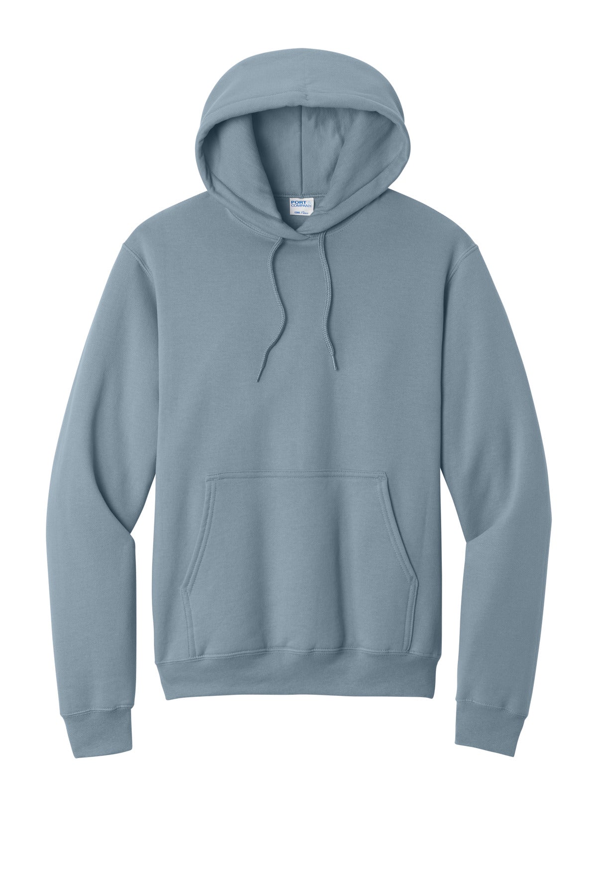 Port & Co Core Fleece Pullover Hooded Sweatshirt - Stonewashed Blue