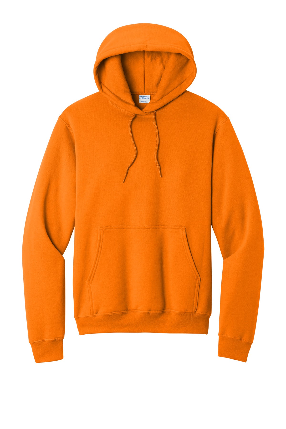 Port & Co Core Fleece Pullover Hooded Sweatshirt - Tennessee Orange