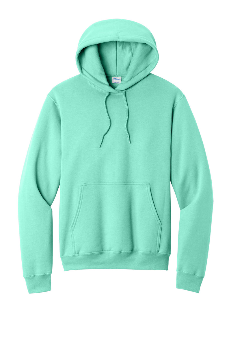 Port & Co Core Fleece Pullover Hooded Sweatshirt - True Celadon