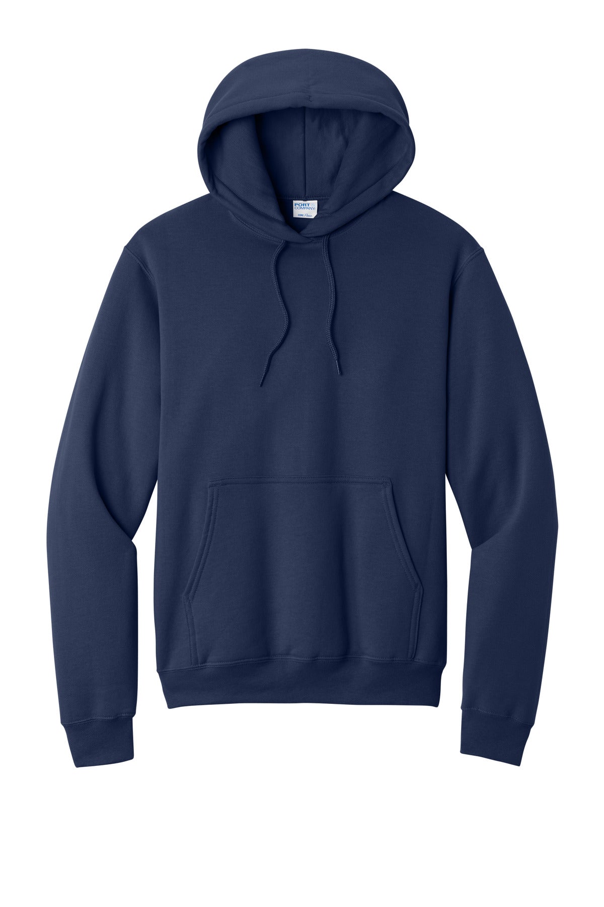 Port & Co Core Fleece Pullover Hooded Sweatshirt - True Navy
