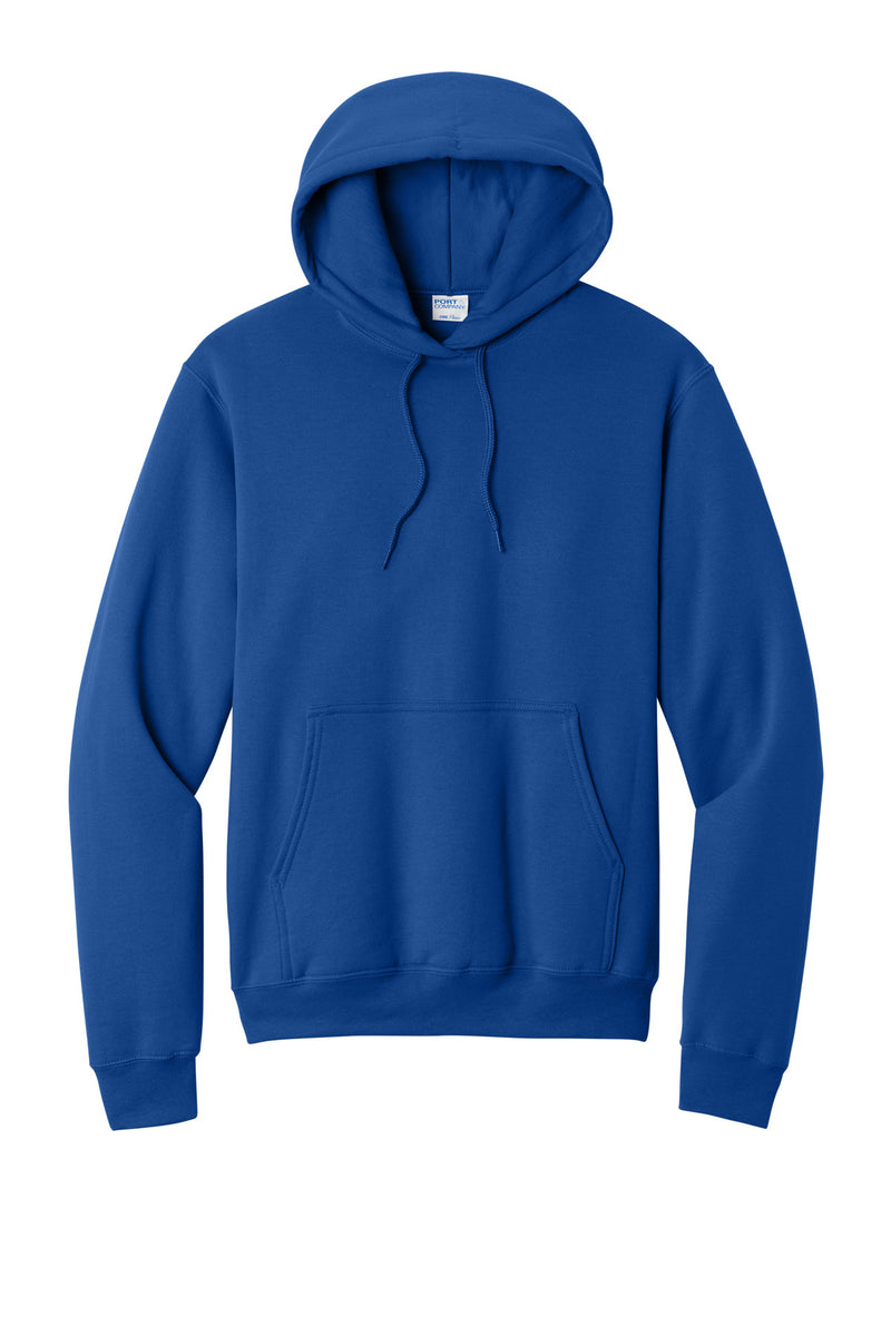 Port & Co Core Fleece Pullover Hooded Sweatshirt - True Royal