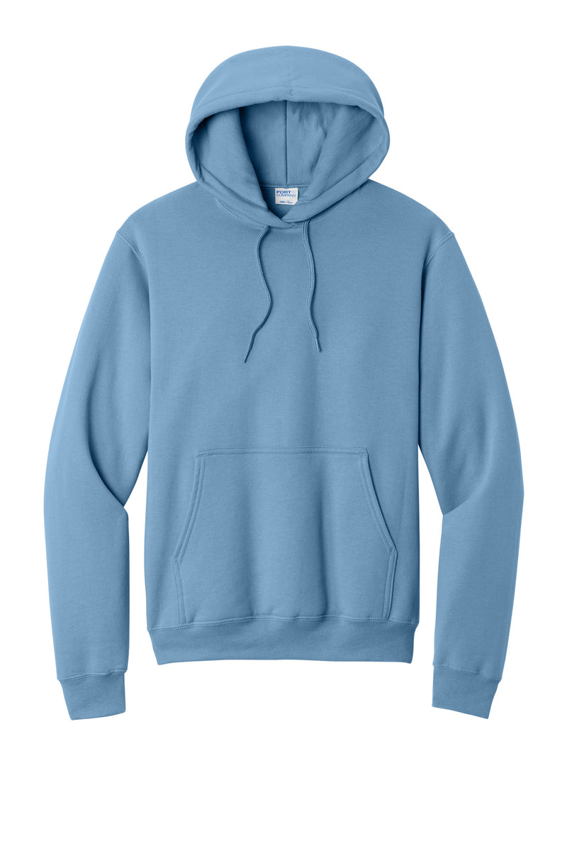 Port & Co Core Fleece Pullover Hooded Sweatshirt - Tundra Blue