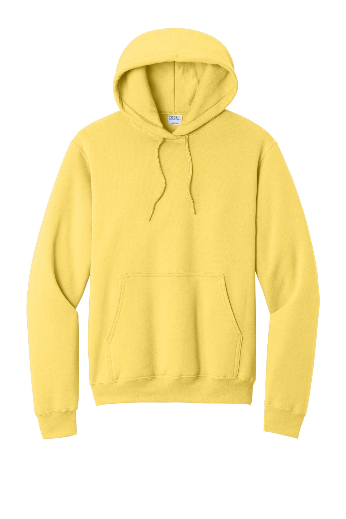Port & Co Core Fleece Pullover Hooded Sweatshirt - Yellow