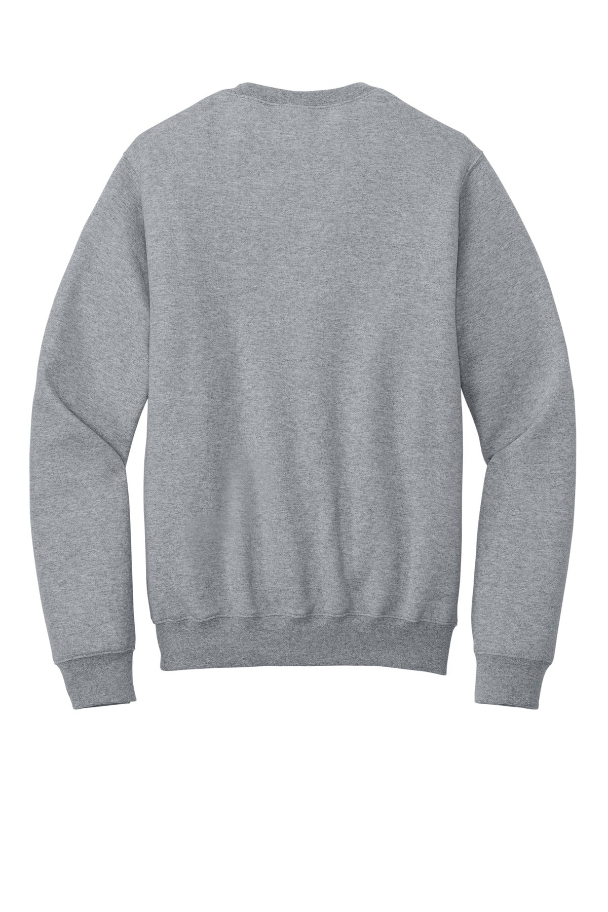 Port & Co Core Fleece Crewneck Pocket Sweatshirt - Athletic Heather
