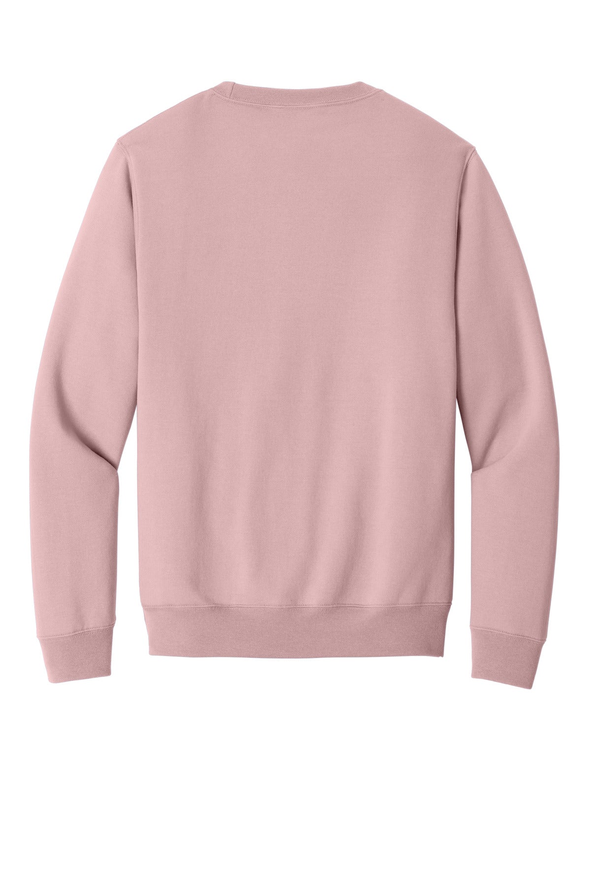 Port & Co Core Fleece Crewneck Pocket Sweatshirt - Pale Blush