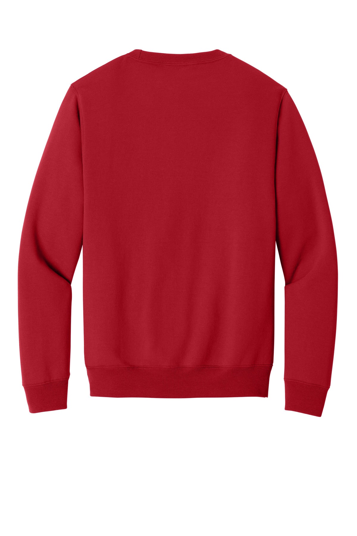 Port & Co Core Fleece Crewneck Pocket Sweatshirt - Red