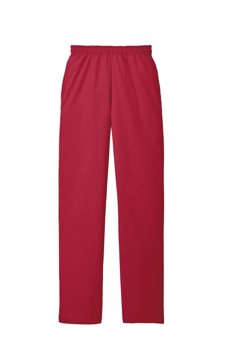 Port & Co Core Fleece Sweatpant with Pockets - Red