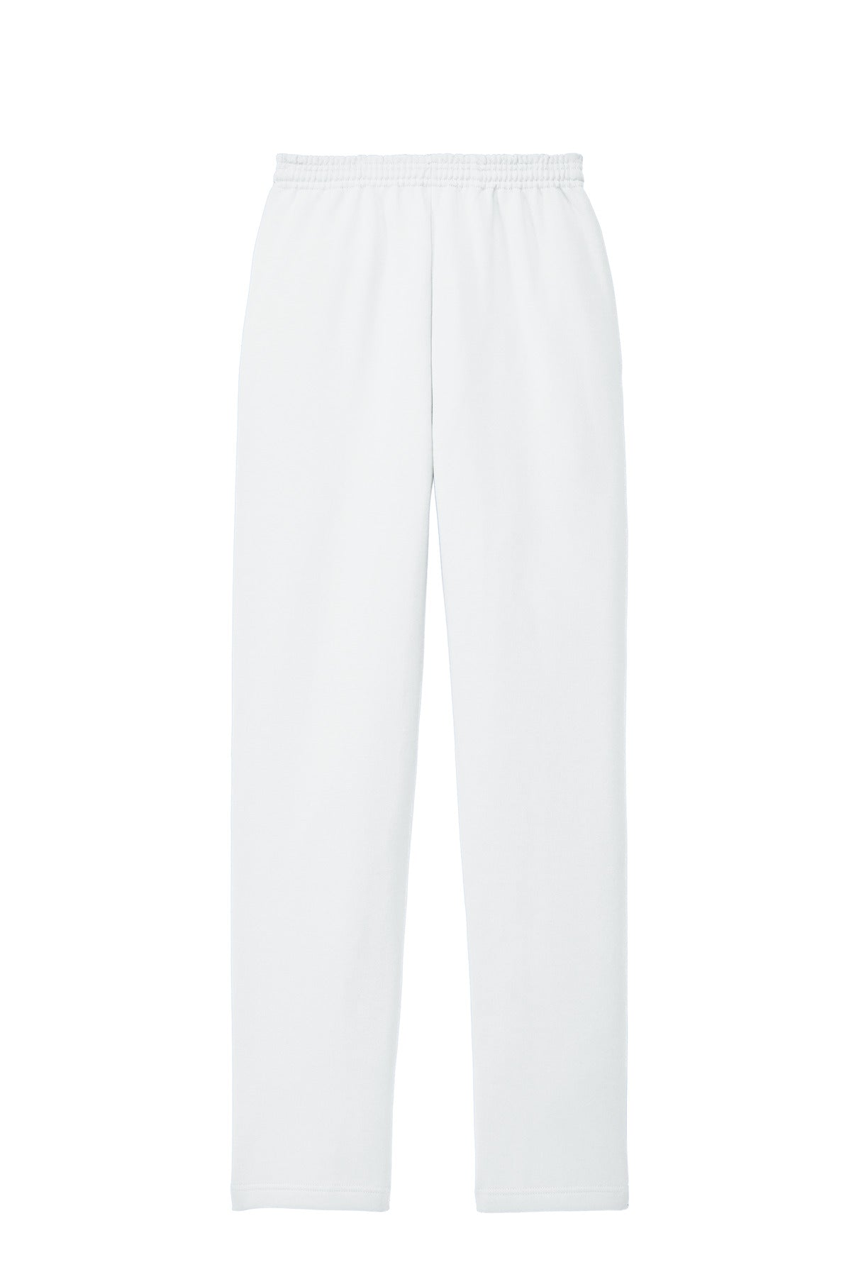 Port & Co Core Fleece Sweatpant with Pockets - White