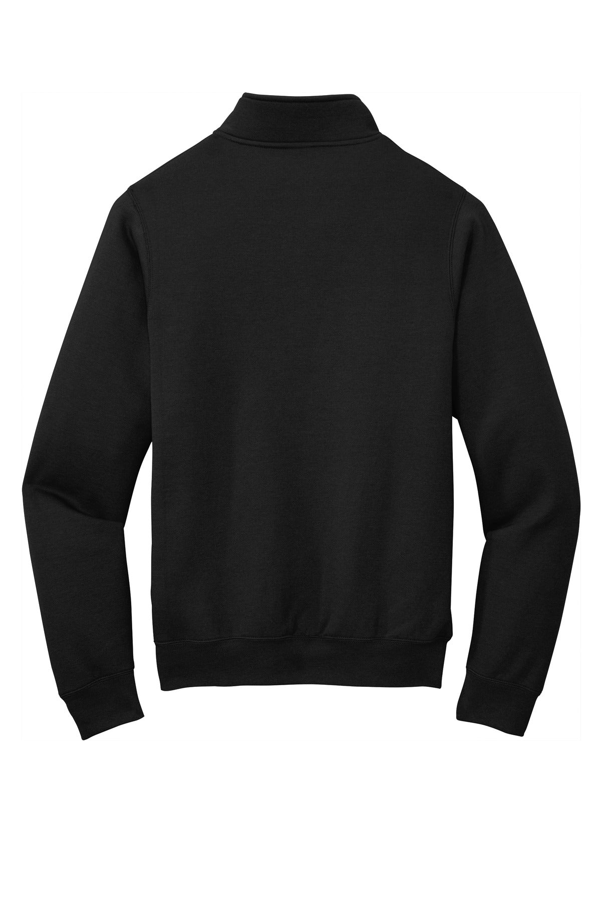 Port & Co Core Fleece 1/4-Zip Pullover Sweatshirt - Jet Black
