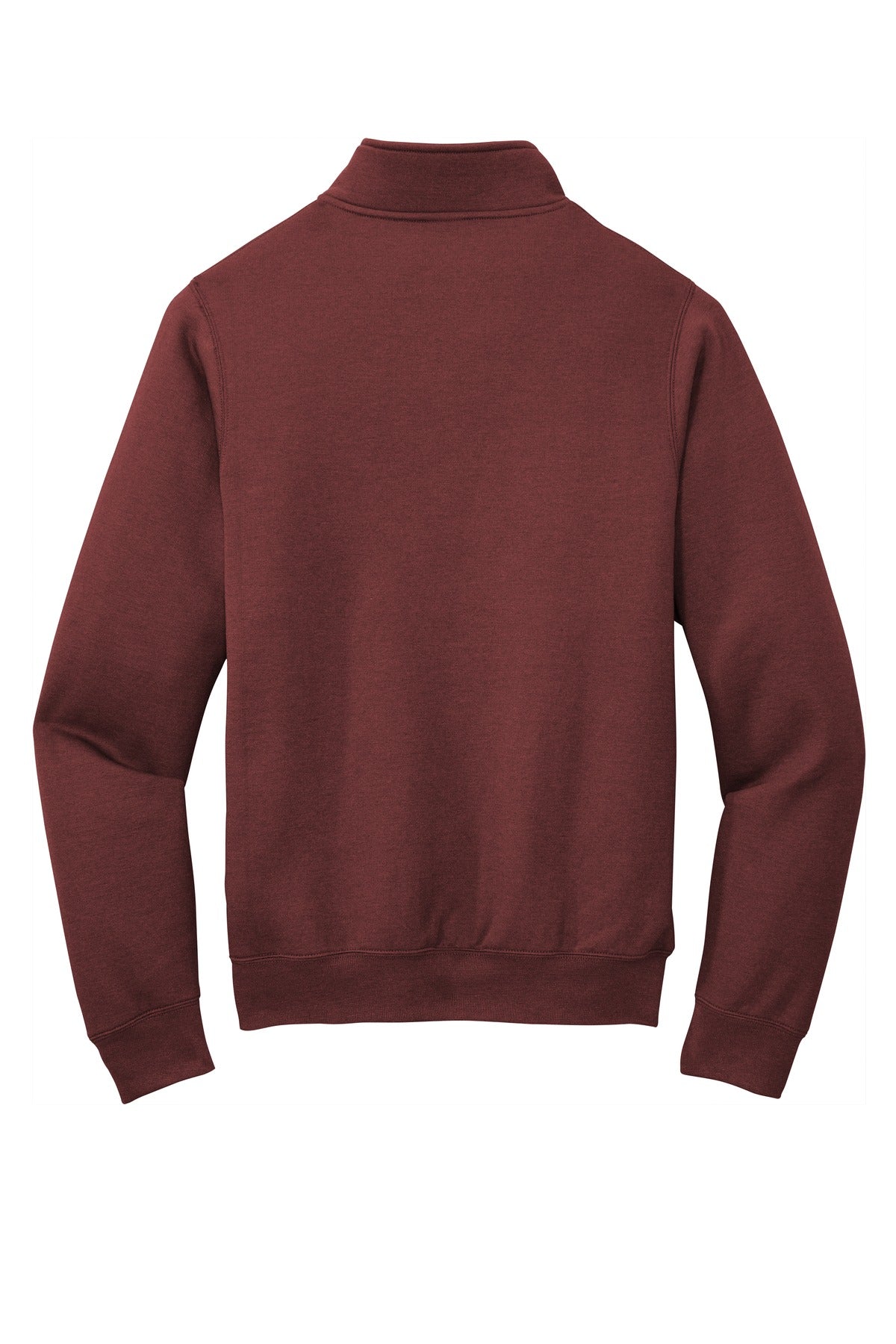 Port & Co Core Fleece 1/4-Zip Pullover Sweatshirt - Maroon
