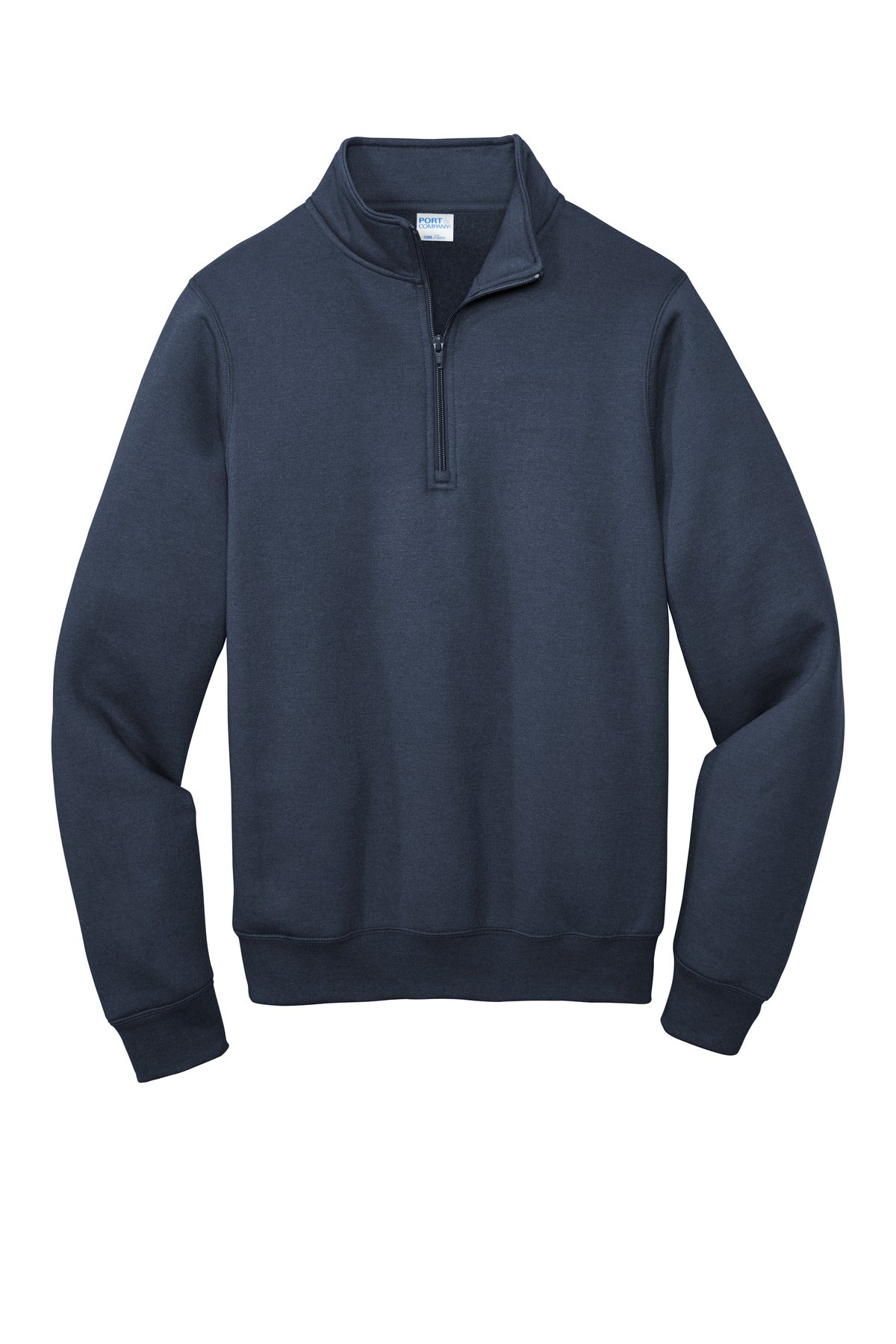 Port & Co Core Fleece 1/4-Zip Pullover Sweatshirt - Navy