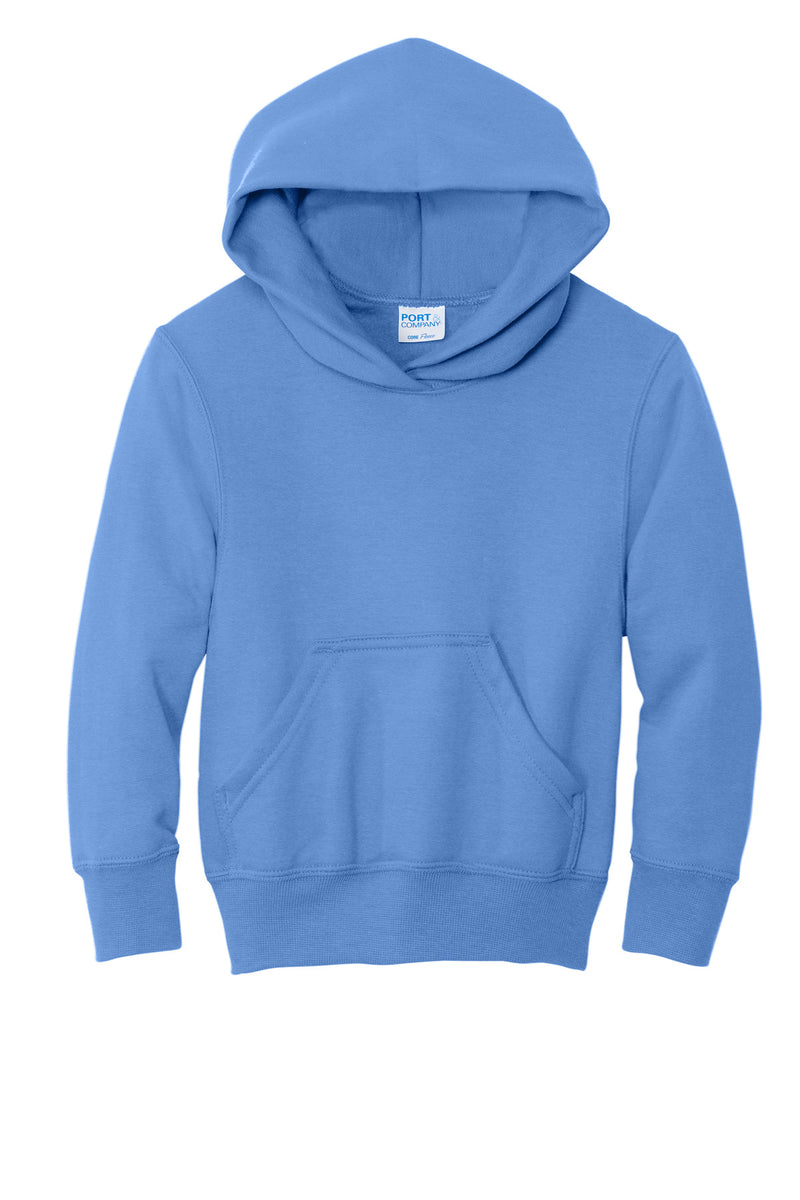 Port & Co Youth Core Fleece Pullover Hooded Sweatshirt - Carolina Blue