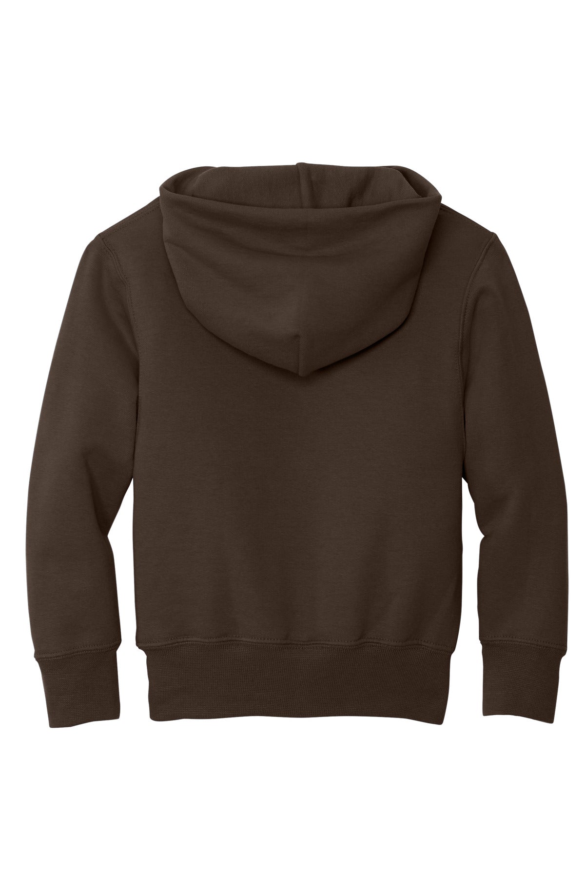 Port & Co Youth Core Fleece Pullover Hooded Sweatshirt - Dark Chocolate Brown