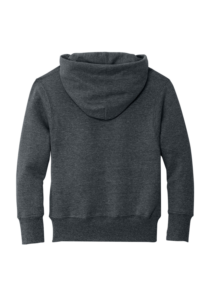 Port & Co Youth Core Fleece Pullover Hooded Sweatshirt - Dark Heather Grey
