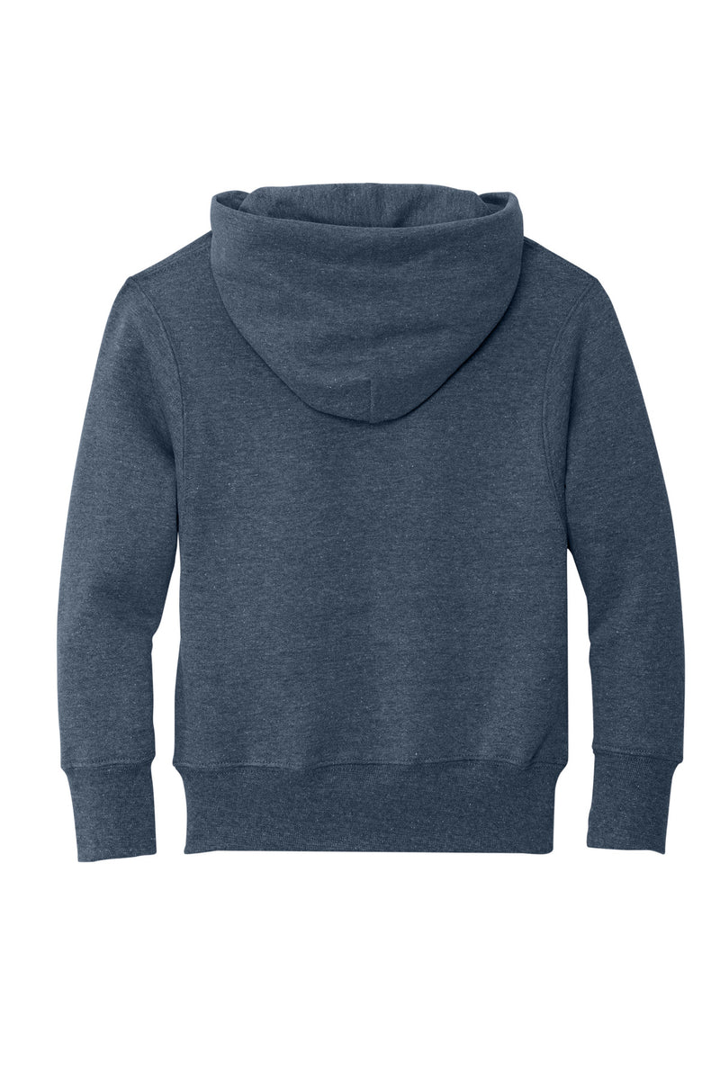 Port & Co Youth Core Fleece Pullover Hooded Sweatshirt - Heather Navy