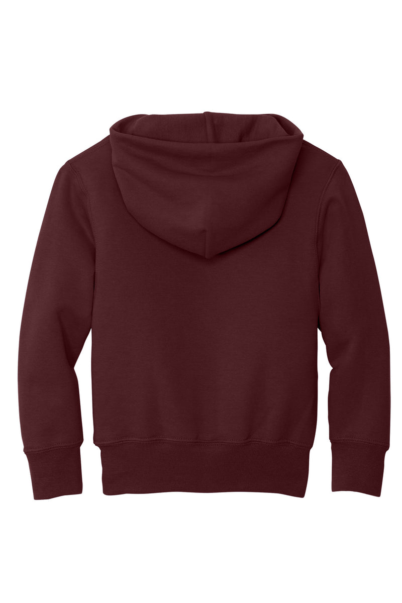 Port & Co Youth Core Fleece Pullover Hooded Sweatshirt - Maroon