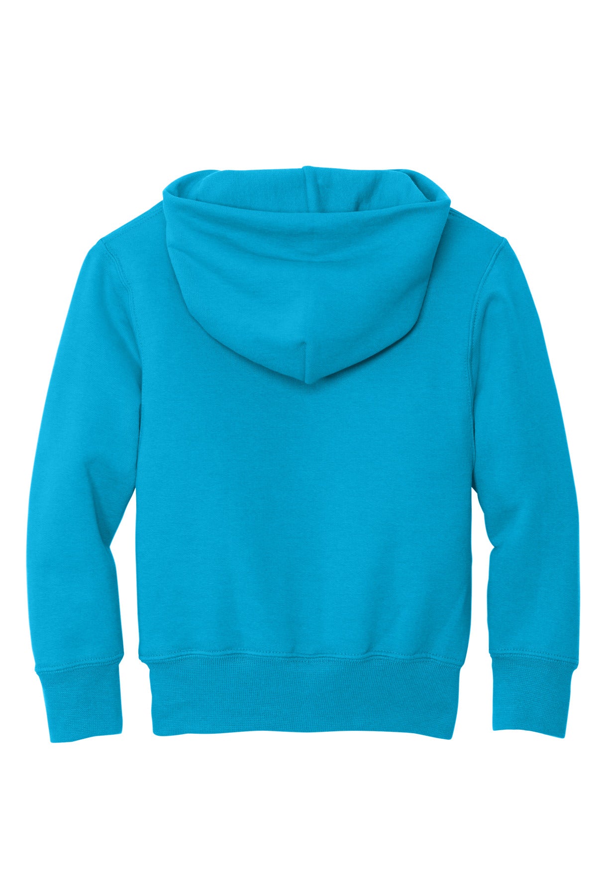 Port & Co Youth Core Fleece Pullover Hooded Sweatshirt - Neon Blue