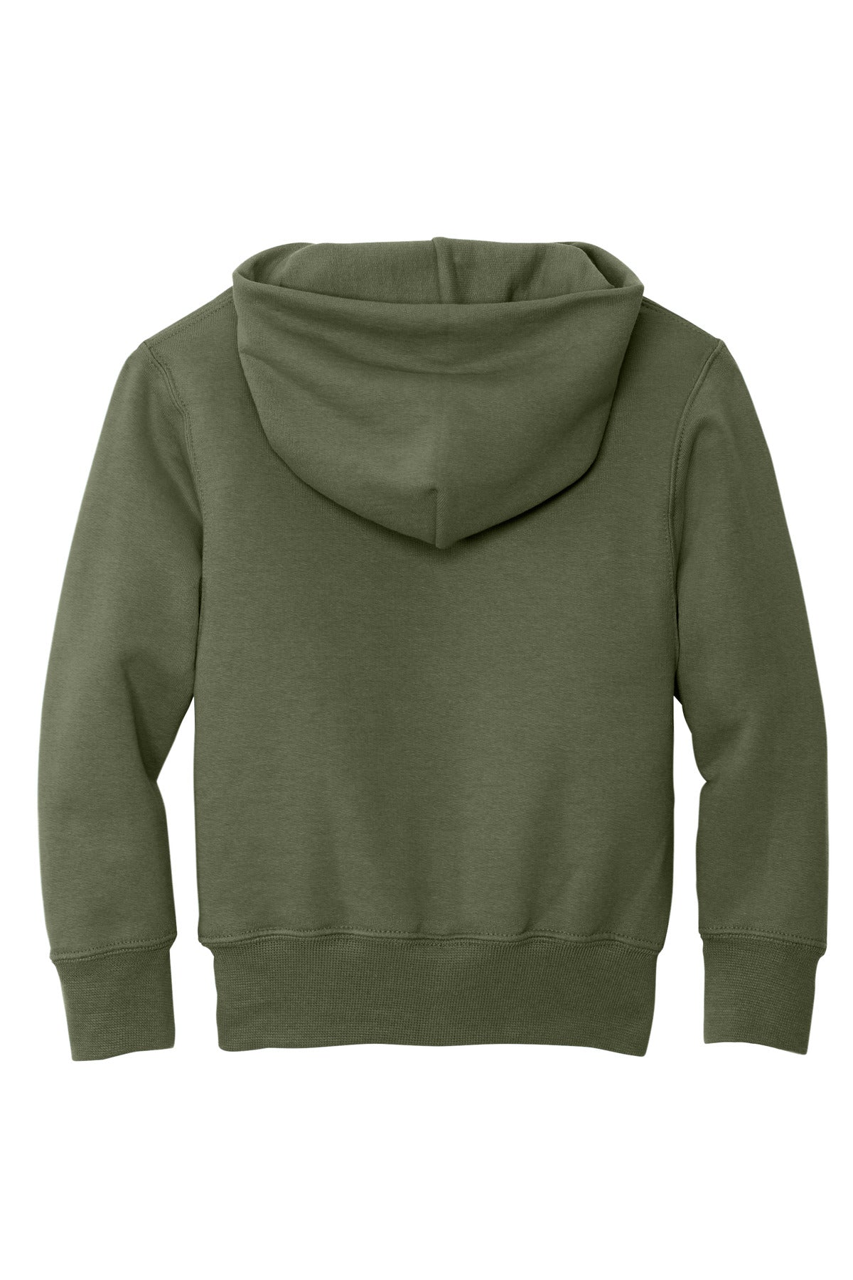 Port & Co Youth Core Fleece Pullover Hooded Sweatshirt - Olive Drab Green