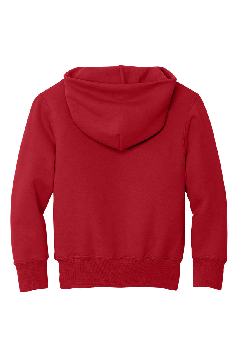 Port & Co Youth Core Fleece Pullover Hooded Sweatshirt - Red