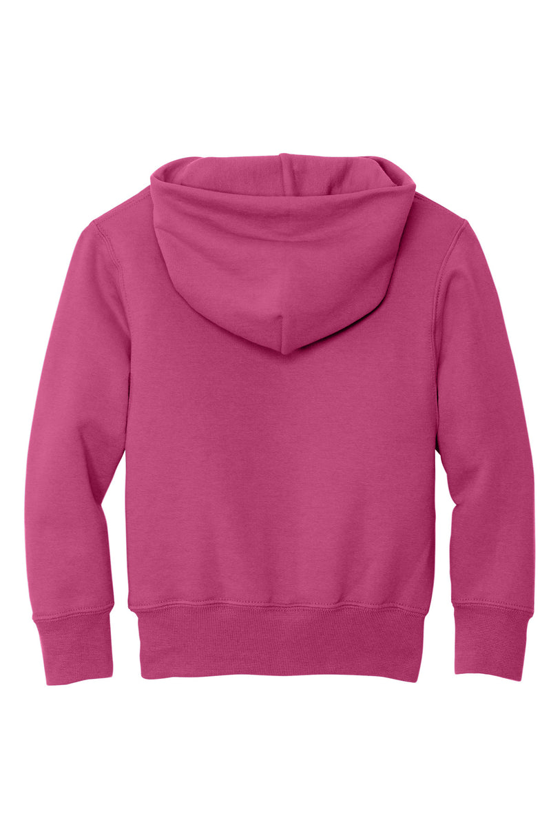 Port & Co Youth Core Fleece Pullover Hooded Sweatshirt - Sangria