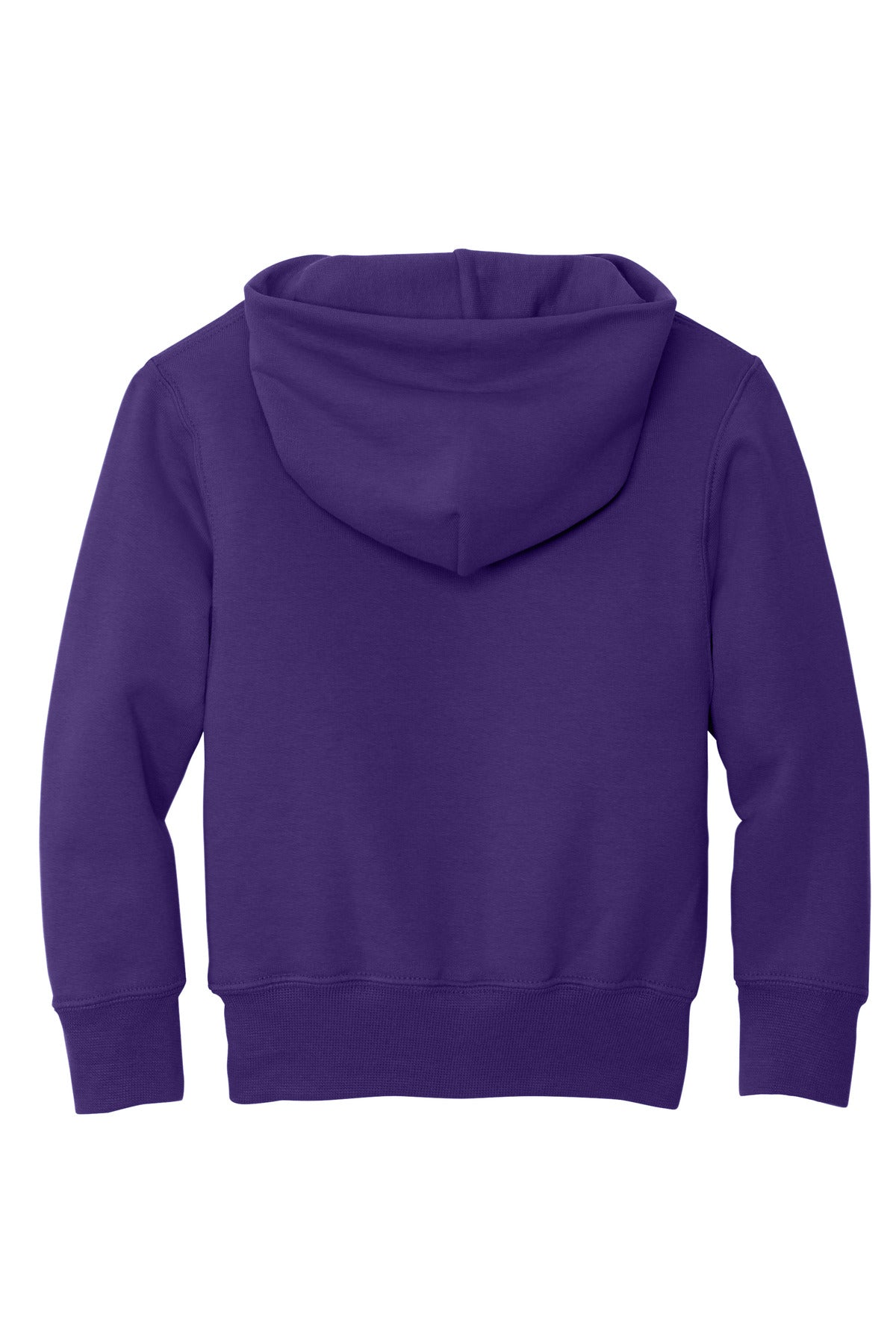 Port & Co Youth Core Fleece Pullover Hooded Sweatshirt - Team Purple