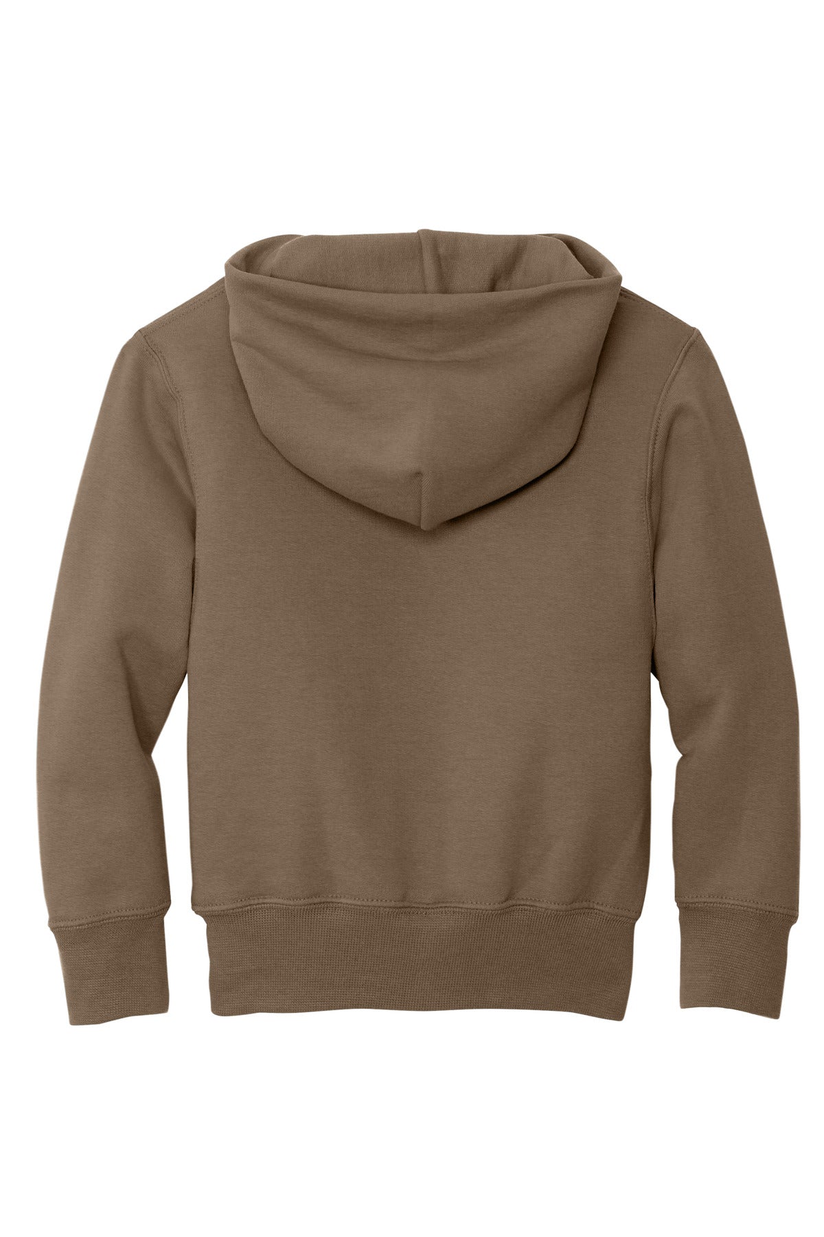 Port & Co Youth Core Fleece Pullover Hooded Sweatshirt - Woodland Brown